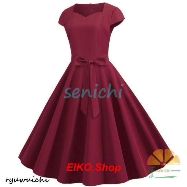 レディース社交ダンスドレス ダンス衣装 6色ワンピース 合唱服 半袖ドレス ステージ舞台演出服 ハロウインダンス衣装 団体服 レッスン練習着 | ブランド登録なし | 15
