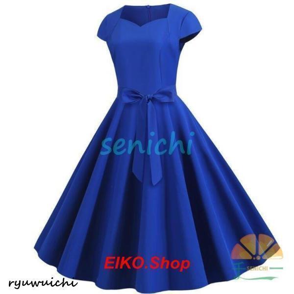 レディース社交ダンスドレス ダンス衣装 6色ワンピース 合唱服 半袖ドレス ステージ舞台演出服 ハロウインダンス衣装 団体服 レッスン練習着 | ブランド登録なし | 17