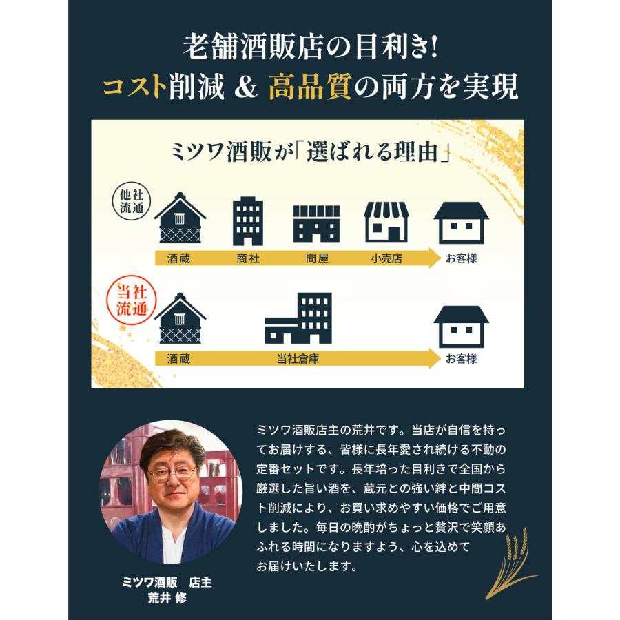 日本酒 セット ギフト プレゼント お酒 純米酒の入った 毎日晩酌セット