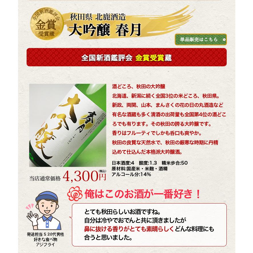 大吟醸 日本酒 飲み比べセット お酒 1800ml 6本セット 47％OFF 夢の大