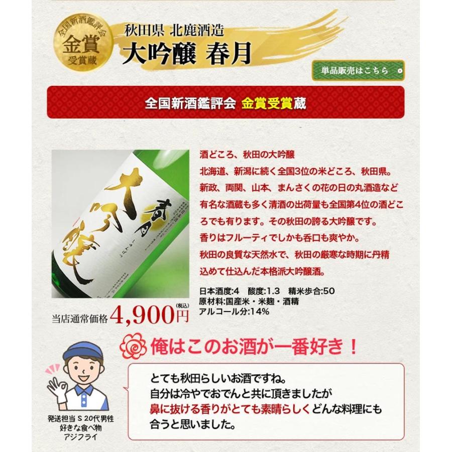 大吟醸 だけの 飲み比べ お中元 ギフト 贈り物 2026 日本酒 お酒 と