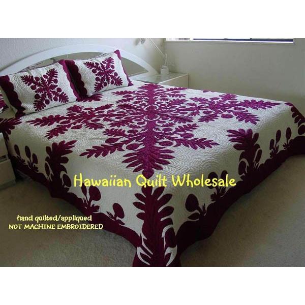 ハワイアンキルト ベッドカバー オーダーメイド 納期２ ３か月 Hbba Www Cianilugano Ch