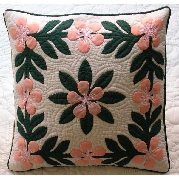 ハワイアンキルト ハンドメイド クッションカバー製作キット hk10013 ハワイアン キルト