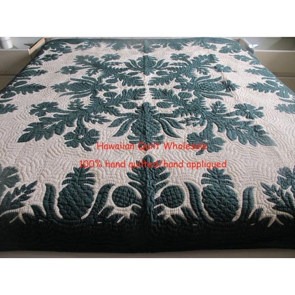 ハワイアンキルト　製作キット　ベッドスプレッド/マルチカバー 　hk90022 ハワイアン キルト ベッドカバー マルチカバー パッチワーク インテリア