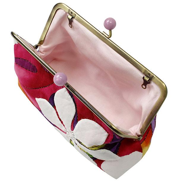 専用！　　がま口ポーチ　ハンドメイド MY mama がま口 口金 約16.5cm 大きめ □ ポーチ バッグ