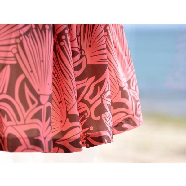 パウスカート シングル フラダンス衣装 パウ 5本ゴム p00180