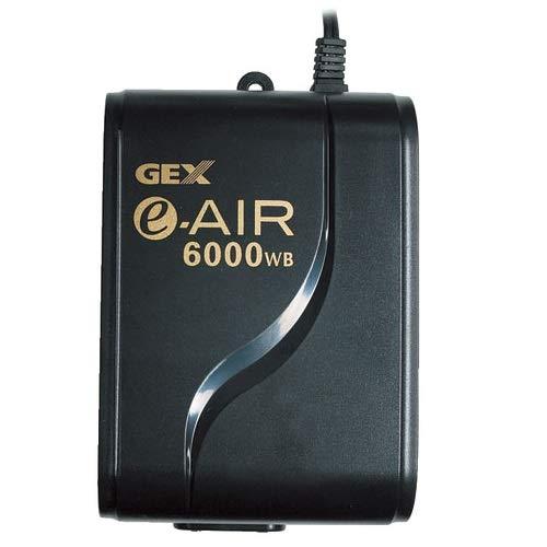 ジェックス GEX AIR PUMP e‐AIR 6000WB 吐出口数2口 水深50cm以下・幅120cm水槽以下 静音エアーポンプ｜miuhouse｜02