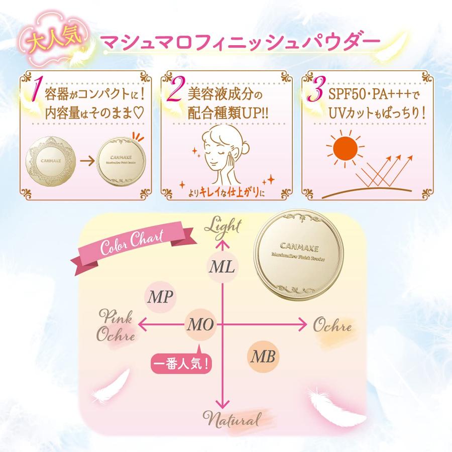 キャンメイク マシュマロフィニッシュパウダーMO マットオークル 10g｜miuhouse｜07