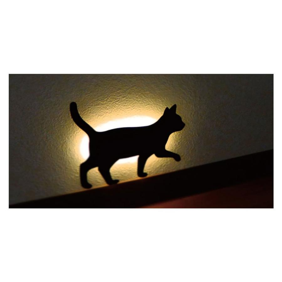 東洋ケース LED照明 壁掛け 照明 キャットウォールライト (CAT WALL LIGHT) ねこ てくてく TL-CWL-02｜miuhouse｜03