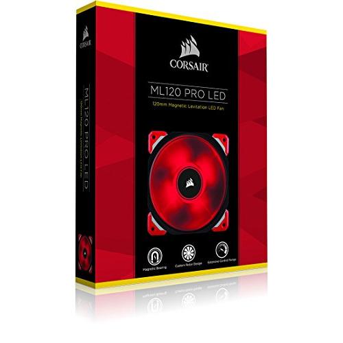 CORSAIR Corsair ML120 Pro(RedLed) PCケースファン FN1043 CO-9050042-WW｜miuhouse｜04