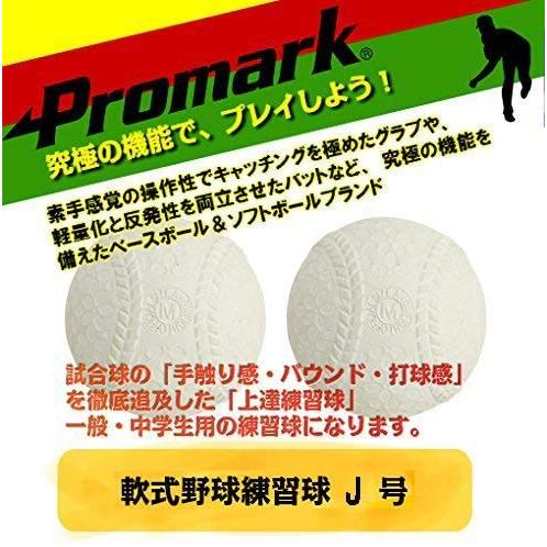 SAKURAI [サクライ貿易] Promark(プロマーク) 野球 軟式 練習球 J号 12球入り 1ダース 69mm LB-312J DZ ホワイ｜miuhouse｜04