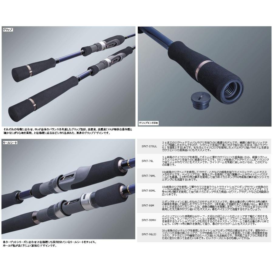 Major Craft(メジャークラフト) メジャークラフト ジギングロッド 振出 スピニング ソルパラX SPXT-86M エギング 釣り竿｜miuhouse｜04