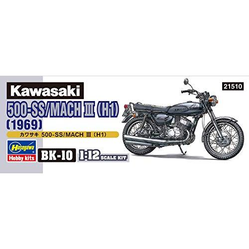 ハセガワ 1/12 バイクシリーズ カワサキ 500-SS MACHIII (Ｈ1) プラモデル BK10 ホワイト｜miuhouse｜08