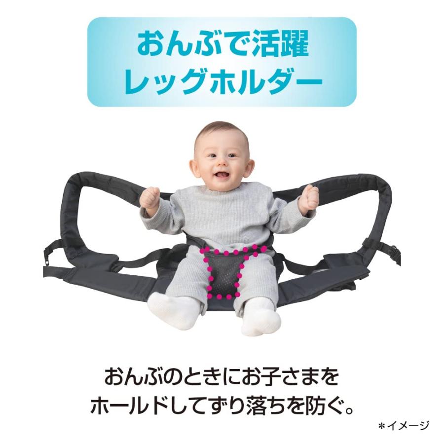 GRACO (グレコ) 抱っこ紐 ルーポップ GB 首がすわった4カ月~36か月まで ムレにくい 抱っことおんぶの2WAY (ネイビー) 215967｜miuhouse｜05