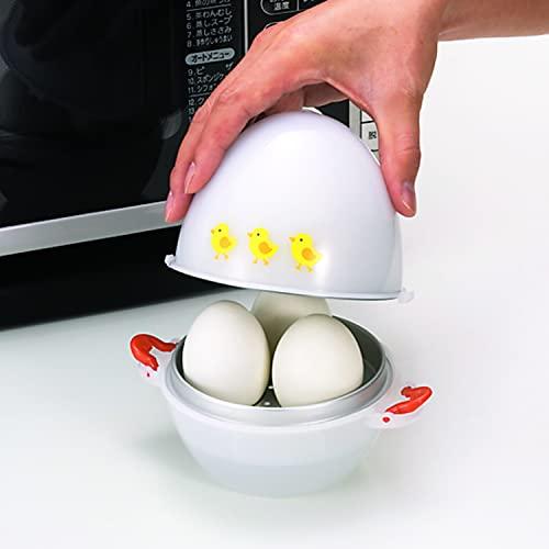 パール金属 電子レンジ 調理 ゆで卵 たまご 3個用 時短 日本製 NEWレンジピヨ 3エッグ CC-1148｜miuhouse｜06