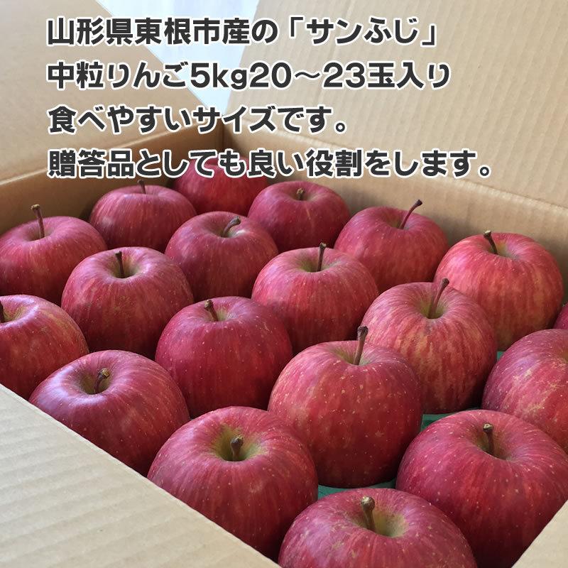 予約販売 秀品 ギフト お歳暮 送料無料 山形県産 りんご サンふじ 5kg