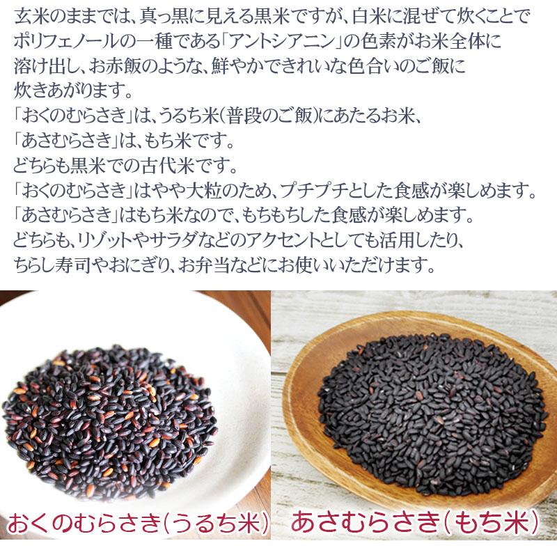 選べる古代米2袋 宮城県産 古代米3種ミックス おくのむらさき あさむらさき 各200g 送料無料 メール便 [選べる古代2袋 S2] HY ...
