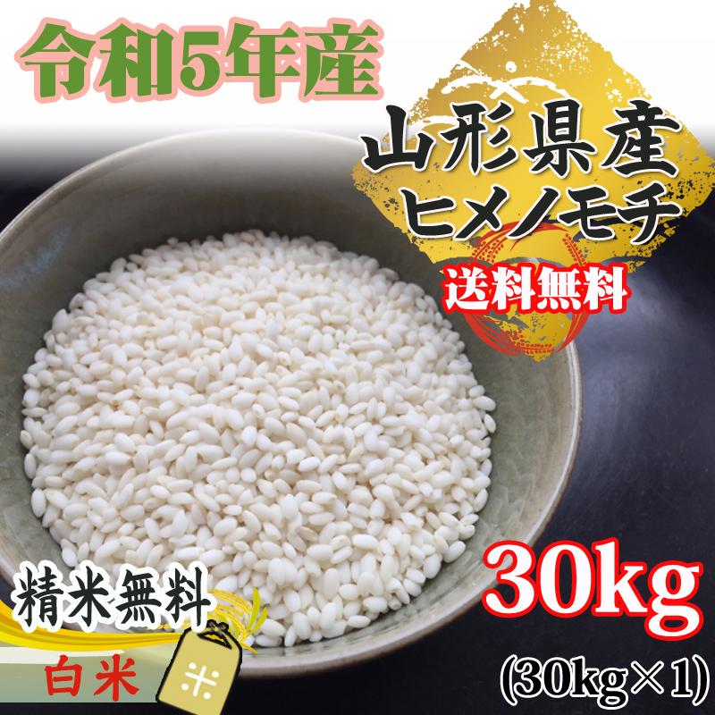 新米 米 玄米 30kg ヒメノモチ 30kg×1袋 令和5年産 山形県産 もち米