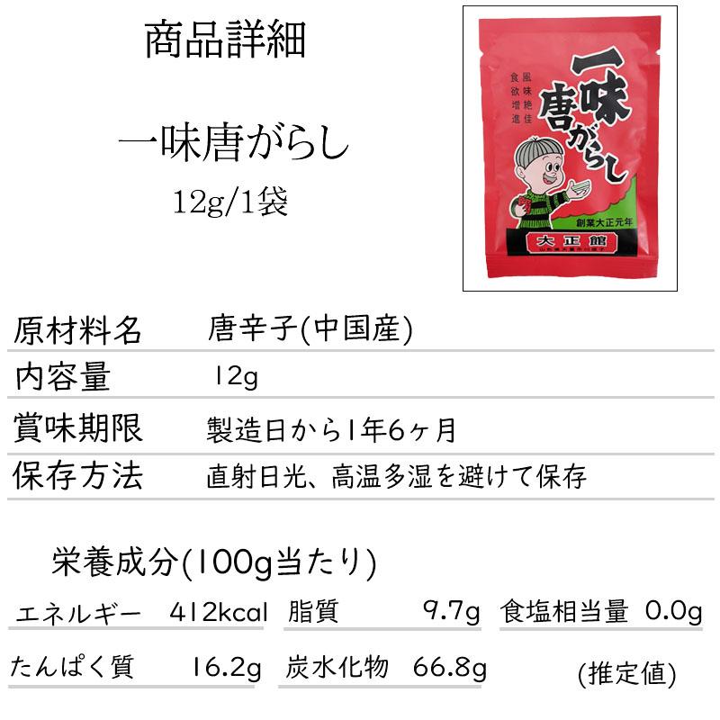 一味唐辛子 10袋 120g(12g×10) とうがらし 無添加 スパイス 香辛料 調味料 山形 家庭用 お試 メール便 送料無料 YP [一味唐辛子10袋 L2] 即送｜miuranouen｜06