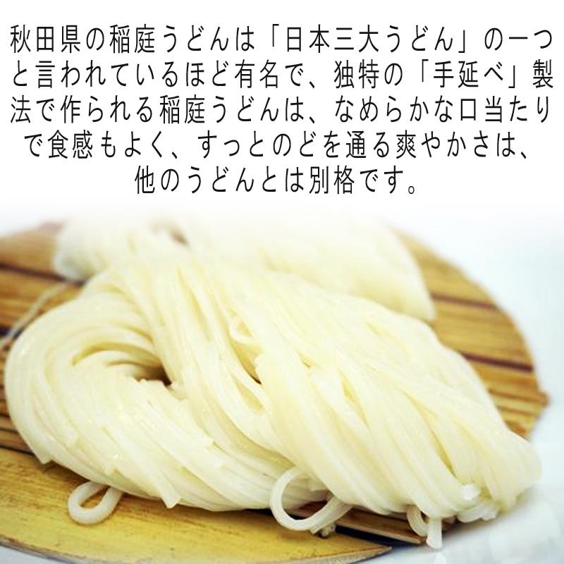 稲庭うどん 720g (90g×8袋) つゆ付  お試し 1人前×8袋 メール便 送料無料 手土産 いなにわうどん 稲庭饂飩 [稲庭うどん90g×8袋 BY3] YP 即送｜miuranouen｜03