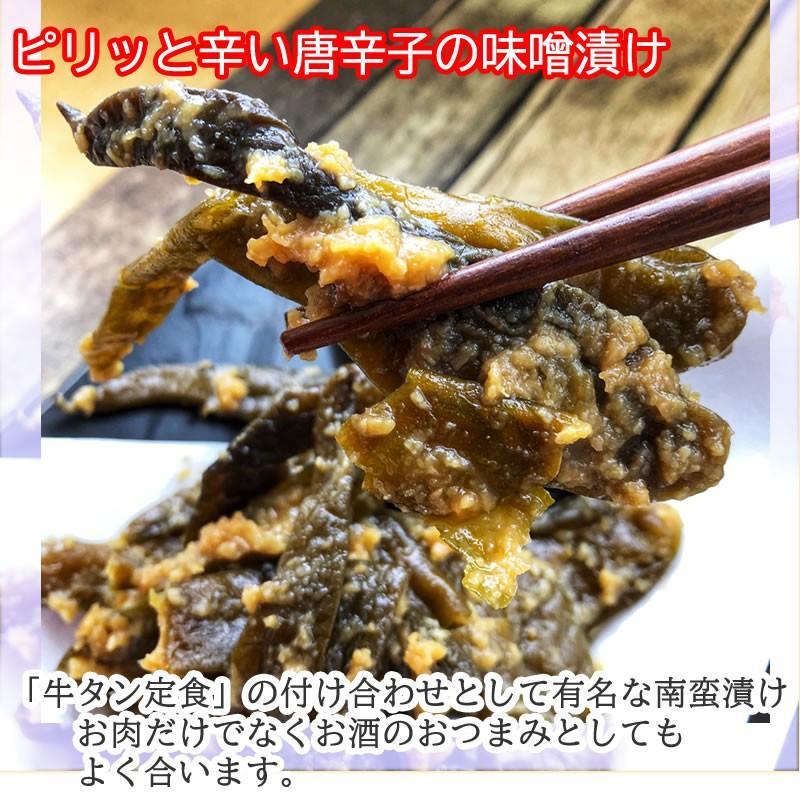 山形の漬物 辛い なんばん漬 なんばん味噌 [なんばん味噌95g×2袋 S1] 【送料無料】【メール便】 YP 即送｜miuranouen｜03