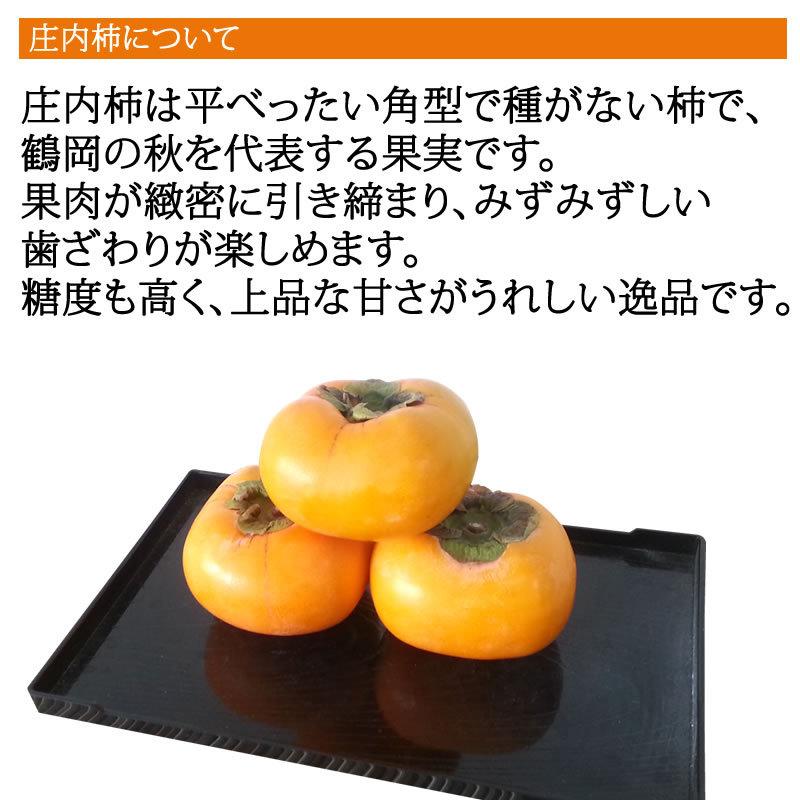 予約販売 10月下旬〜11月下旬頃発送予定 庄内柿 種なし 訳あり 送料