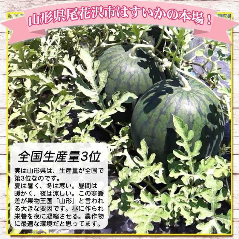 尾花沢すいかブラックジャックМサイズ２個入り 予約販売 山形県尾花沢市産 すいか ブラックジャック 優2Lサイズ