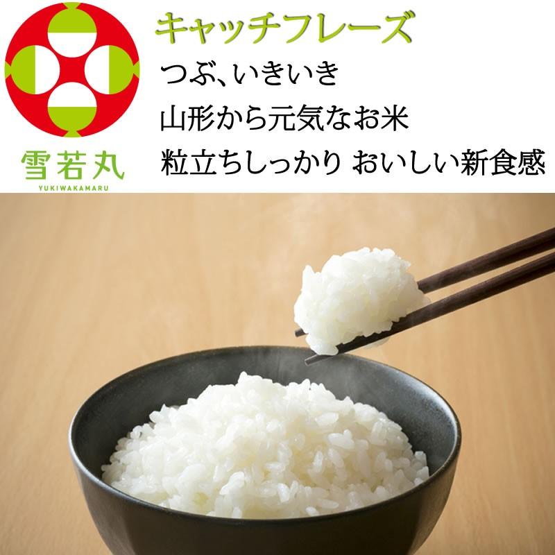 米 お米 雪若丸 玄米2kg ゆきわかまる 令和7年産 山形産 白米・無洗米