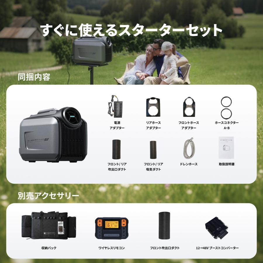 CYBERTAKE S2 Pro ポータブルエアコン 冷温風機 スポットクーラー 冷房