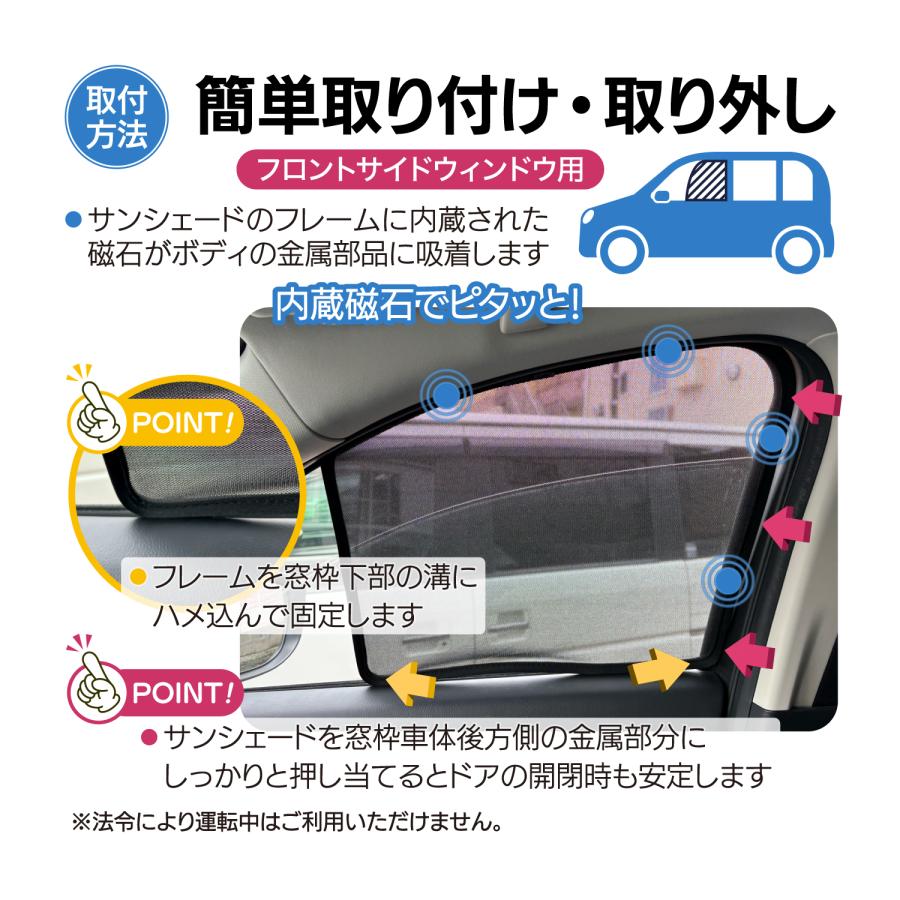 マツダ（Mazda） CX-5 KF系 専用 メッシュシェード 網 リヤサイド リヤ