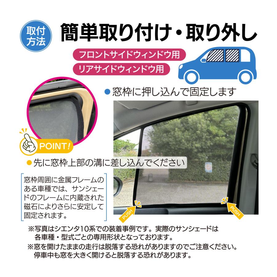 ヴェゼル VEZEL RV系 RU系 専用 メッシュシェード リヤサイド リヤ