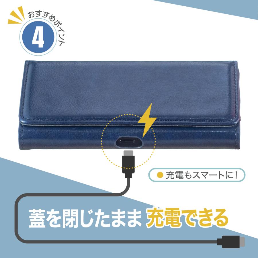 リチャージWiFi MR1 対応 ケース カバー 手帳 レザー フリップ ギガ