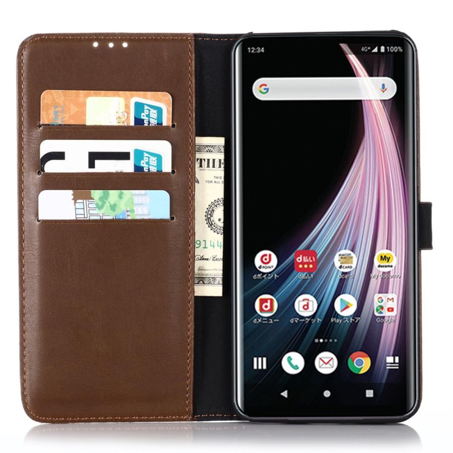 AQUOS zero2 / SH-01M / SHV47 ケース カバ ー 手帳 レザー フリップ スタンド カード収納 |  | 07
