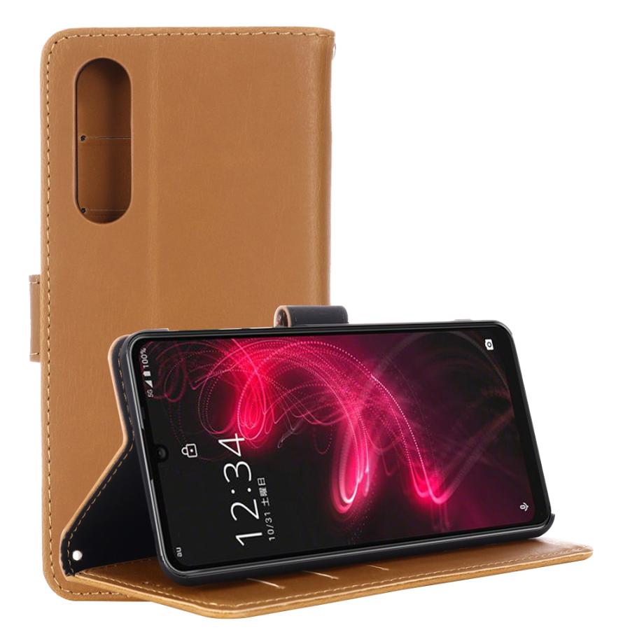 AQUOS zero5G basic / DX SHG02 ケース カバ ー 手帳 レザー ボタンが押しやすい フリップ スタンド カード収納 |  | 04