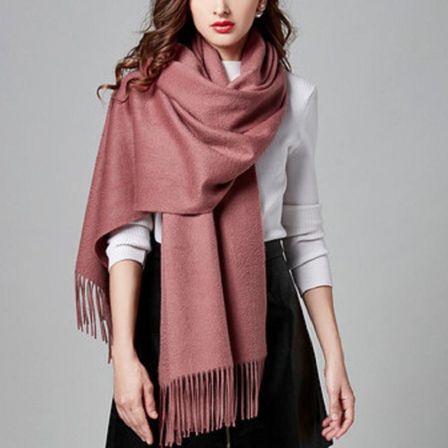 カシミヤ100 大判ストール 繊維の宝石良質カシミヤの手触り ローズピンク系 Www Kiambuassembly Go Ke