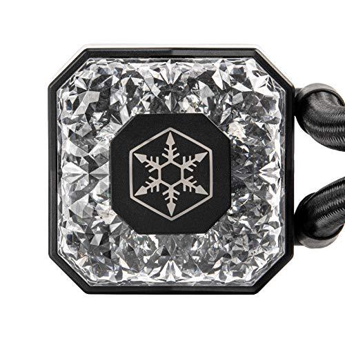 Silver Stone RGB高性能ARGB AIO水冷クーラー 虹色14cmファンX2 SST-IG280-ARGB 