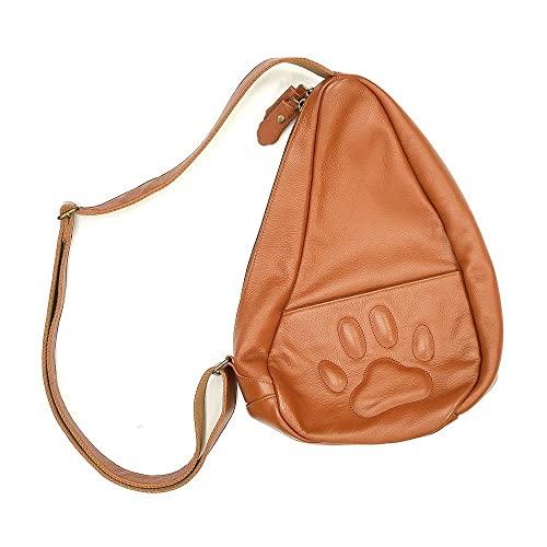 [わちふぃーるど] ダヤン 本革 レザードロップショルダー S 茶 