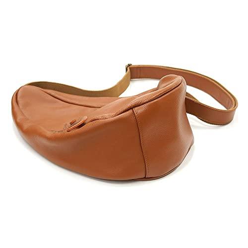 [わちふぃーるど] ダヤン 本革 レザードロップショルダー S 茶 