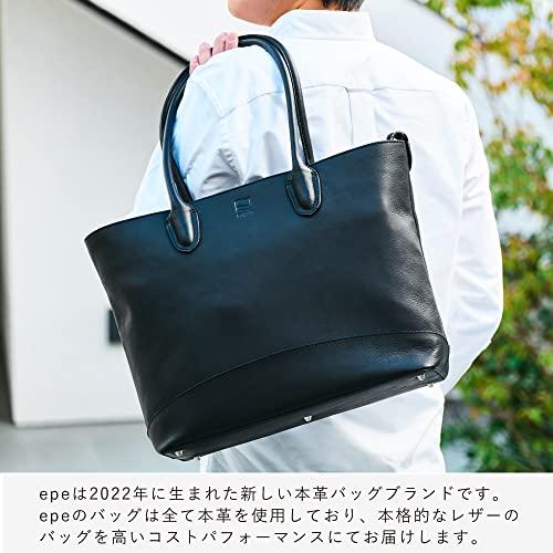 epe トートバッグ 本革 メンズ A4 大容量 レザー ブランド 無地 通勤 通学 