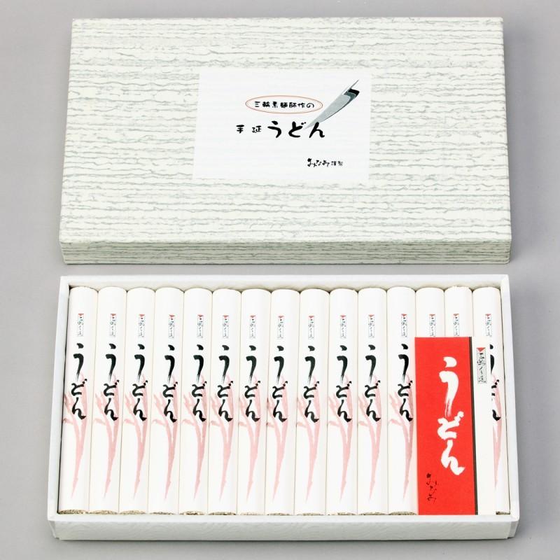 うどん 手延うどん 100g×14本 三輪素麺みなみ 乾麺 饂飩 ギフト 化粧箱 | 