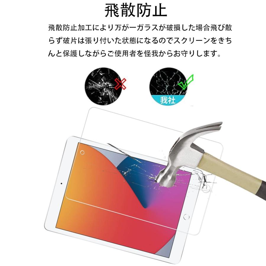 【2枚セット】ガイド枠付き KPNS 日本素材製 強化ガラス ipad 10.2 フィルム 9世代 2021 8世代 2020 7世代 2019 適｜miwashouten｜07