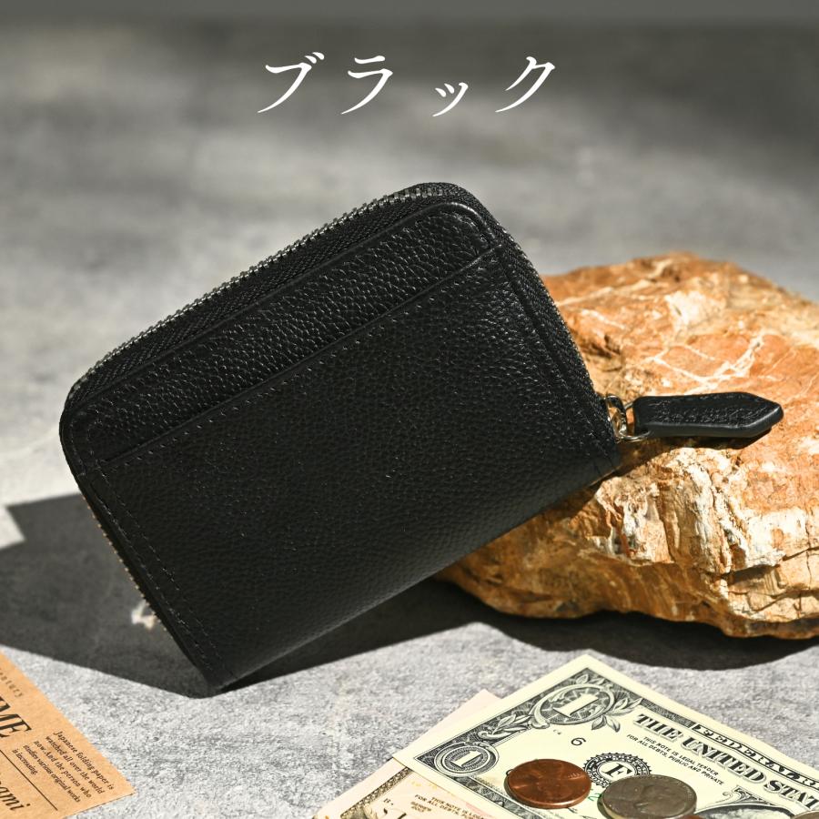 LAZZARO 小銭入れ メンズ 本革 レザー コインケース カード入れ 財布