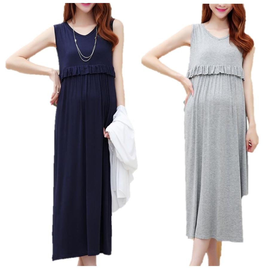 0円offクーポン 授乳服 マタニティ ワンピース ノースリーブ ロング マタニティウェア マキシ 妊婦服 授乳口 胸フリル 夏 Ymio 005 ミオリ ヤフー店 通販 Yahoo ショッピング