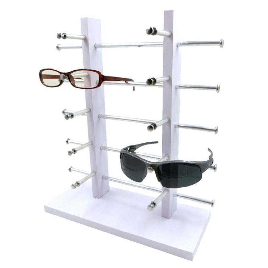 眼鏡スタンド 10本用 メガネ サングラス スタンド 置き ディスプレイ