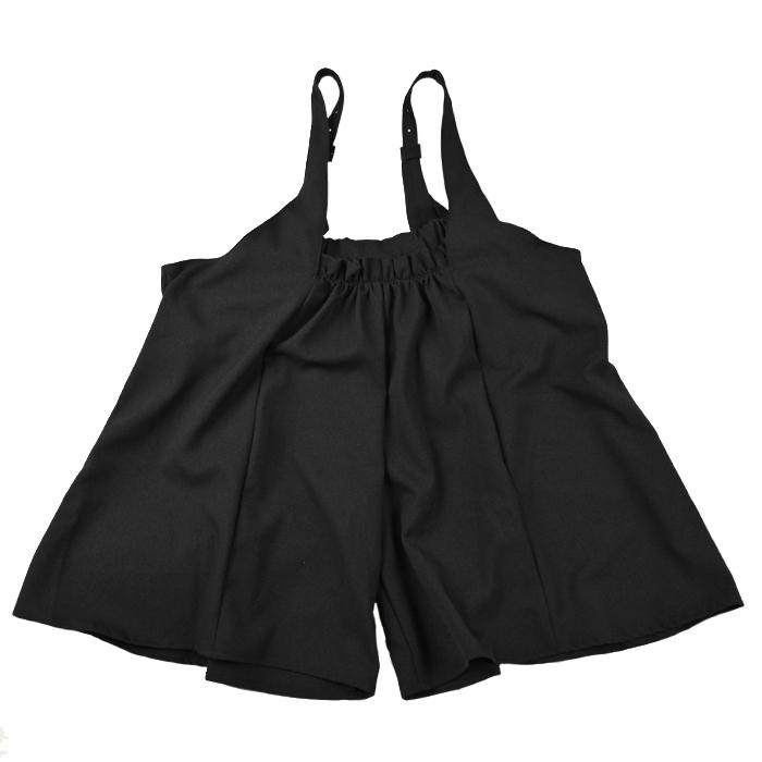 nunuforme ヌヌフォルム サスペンダー付パンツ Black nf16-647-029 