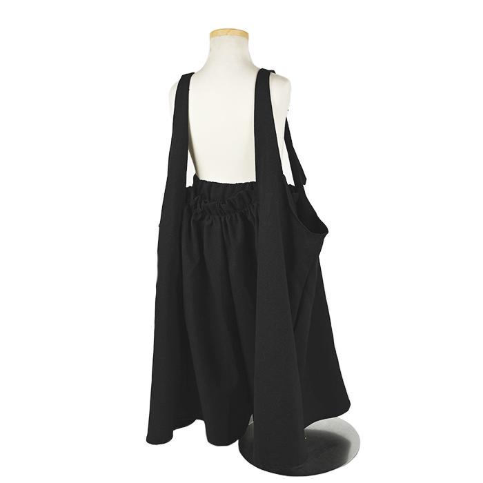 nunuforme ヌヌフォルム サスペンダー付パンツ Black nf16-647-029 