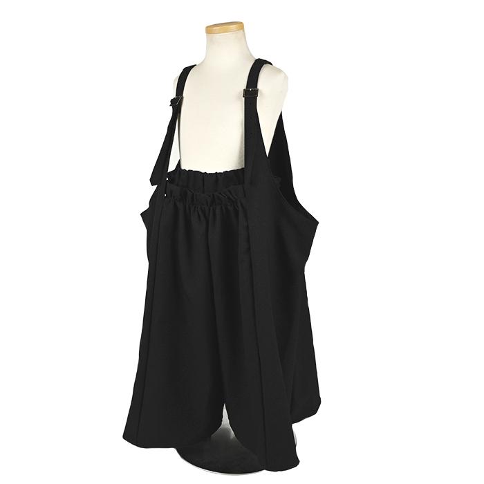 nunuforme ヌヌフォルム サスペンダー付パンツ 大人用 Black nf16-647 
