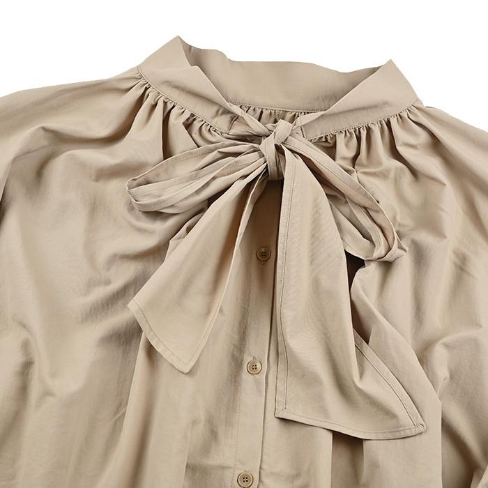 nunuforme ヌヌフォルム リボンカラーブラウス 大人用 Beige nf16-573 