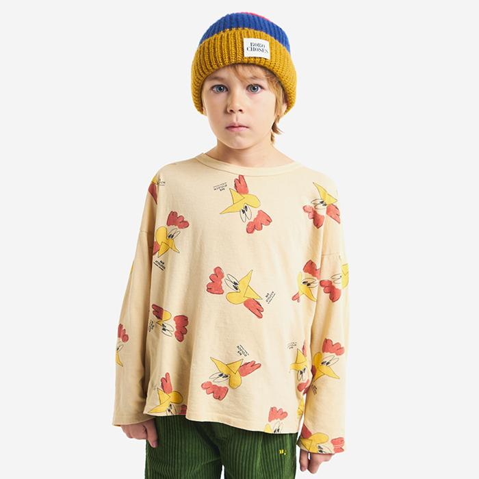 BOBO CHOSES（ボボショーズ） KIDS LSTEE ONE 222AC019 : ミックス