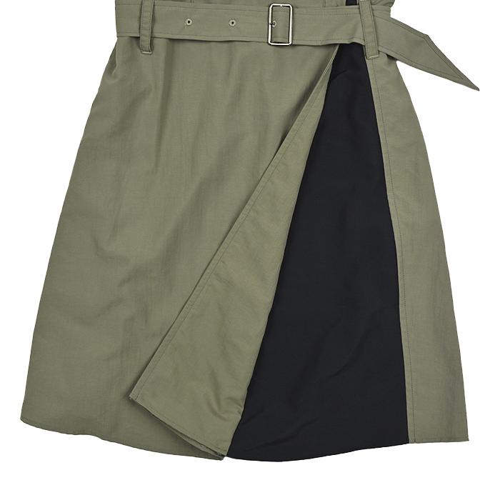 ヌヌフォルム バイカラーワンピース Khaki nf17451154 【Infant】
